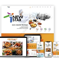 Webdesign Newstar Frozen Foods
